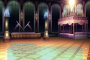 princess comforts dragonwomen in fan disc episode