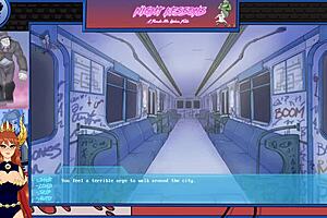 Vampires in night school: a hentai game with sexy redheads and big tits