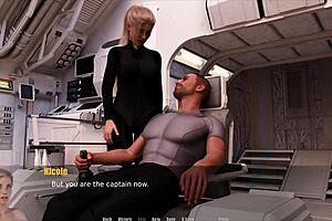 through spacetime adventure in anime hentai series!