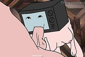 TV Woman Sucks Cameraman Cock and Cameraman Sucks TV Woman Pussy