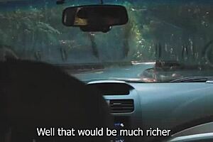 Nymphomaniac Fucks Her Lover And The Mechanic On A Public