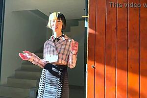 she whispers, 'it's my first time with anal'