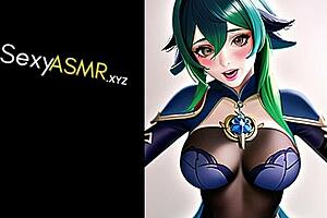 moaning asmr cosplay anime baddie