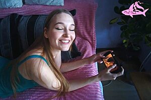 My stepsister prefers my big dick to anime porn