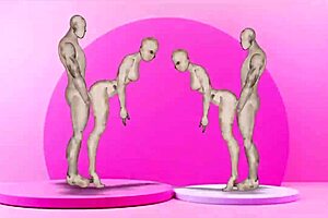 Twins intensely fucking girls in hentai style