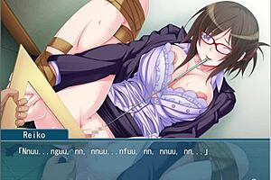 The beautiful teacher can't disobey me, her hidden masochism and lust behind glasses! 😈