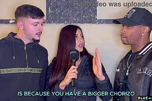 Andrea Lux Interviews Two Guys On The Street And Takes Them To The Hotel