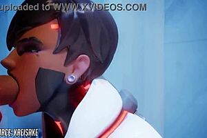 Overwatch animations featuring cum compilations