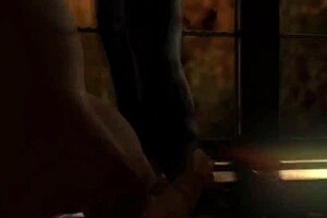 cammy enjoys the cake in fun hentai scene