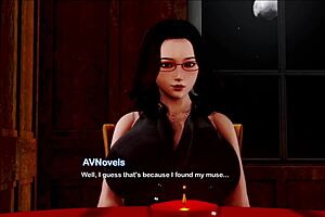 Visual novel and gameplay of The Inn 59 on PC