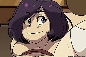 bombshell barista bound in public outdoor bondage anime hentai