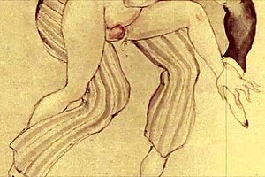 i love this vintage erotic cartoon illustration from retro anime hentai