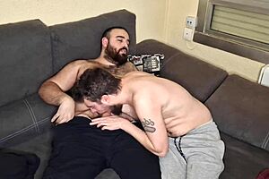 oso and chaser suck cocks and do 69 on sofa teaser