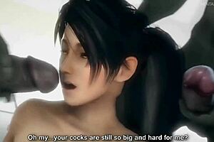 Intriguing 3D sex compilation with blowjobs and big tits.