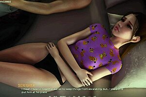 3D cartoon game featuring stepsis and tight pussy action