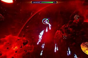 in subverse, the hot robot slut gives a blowjob in space