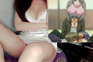 meseras tetonas calientan a los clientes - hentai hitozuma cosplay ep 1