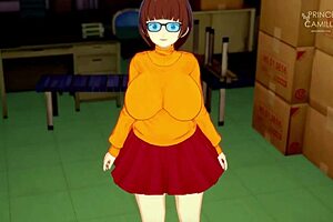 Velma Dinkley Solves Mystery with Tight Pussy