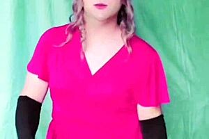 Sissy Crossdresser Shemale Rides With Big Butt In Horny Homemade Session