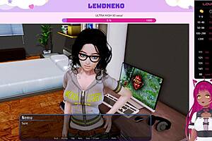 vtuber lewdneko plays harem hotel part 1