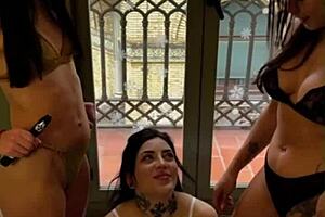 Apolonia and horny friends in hot lesbian masturbation compilation! 🔥