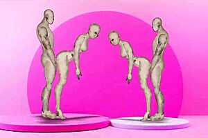 Twins intensely fucking girls in hentai style