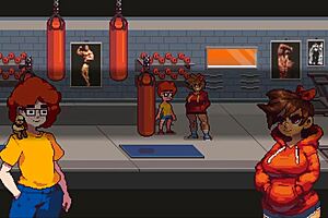 muscular girl suck my cock after gym