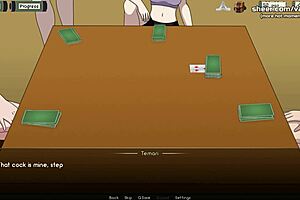 Tenten's young pussy gets creampie in naruto kunoichi trainer hentai game part 11