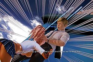 Kayane Tendo's Nude Scenes in Waifu Academy Porn Game Play