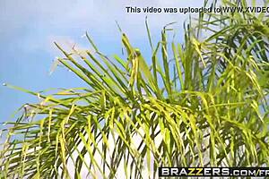 Brazzers mommy got boobs scene with two milfs sharing one cock starring diamond foxxx holly halston and keira