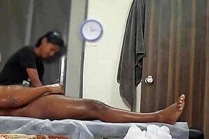 Happy ending caught in hidden cam with anime hentai massage