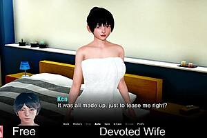 Devoted wife in animated fantasy