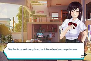 Gamer girls stephanie play intensely in cute outfits