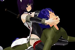 Girl B Hero Scenes Part 1 Shisen 1 With Cartoon Anime Hentai