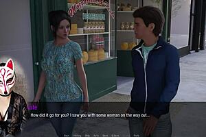 Kate 3 in cosplay blowjob with big tits in 3d cartoon hentai game