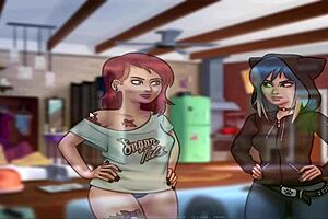 The story of Summer time saga continues in part 29 of the uncensored hentai