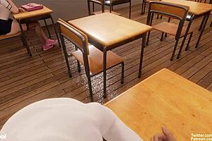 d va gets a blowjob in detention from big ass girl