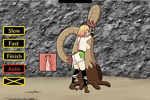 Japanese game gallery with elf and other supernatural creatures getting naughty