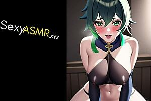 moaning asmr cosplay anime baddie