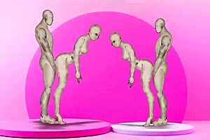 Twins intensely fucking girls in hentai style