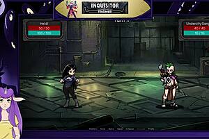 i'm training this muscular bodybuilder with dildo in warhammer 40k anime