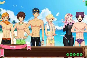 The start of the beach episode in Camp Buddy, Yoichi route, part 09