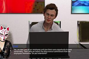 Kate 3 in cosplay blowjob with big tits in 3d cartoon hentai game