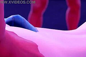 jane strips naked in this 3d cartoon hentai