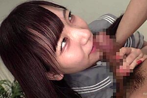 My favorite senior friend Kana Shiraishi gave me her body and soul in amazing blowjob and fingering