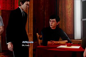 Visual novel and gameplay of The Inn 59 on PC