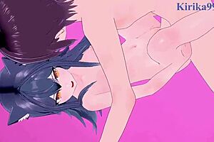 Watch Viviana and Texas in intense creampie sex, but is it real or just Arknights hentai?