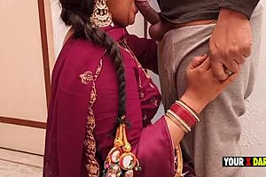 Big tits bouncing while Punjabi bhabhi gets fucked hardcore