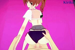 Kuroko shirai and mikoto misaka in intense sex pov hentai