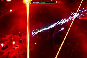 in subverse, the hot robot slut gives a blowjob in space